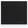 vidaXL Kitchen Base Cabinet Kalmar Black Engineered Wood