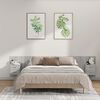 vidaXL Bed Headboard with Cabinets Grey Sonoma Engineered Wood