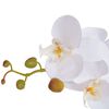 vidaXL Artificial Orchid Plant with Pot 75 cm White