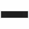 vidaXL Patio Retractable Side Awning 600x160 cm Black