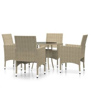 vidaXL Garden Dining Set | Beige