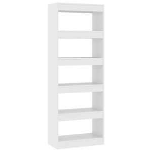 vidaXL Book Cabinet | White | Engineered wood | Medium | Book Cabinet