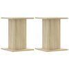 vidaXL Plant Stands 2 pcs Sonoma Oak 30x30x40 cm Engineered Wood