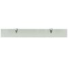 vidaXL Floating Shelves 2 pcs Glass 80x10 cm 8 mm