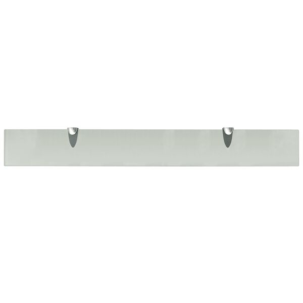 vidaXL Floating Shelves 2 pcs Glass 80x10 cm 8 mm