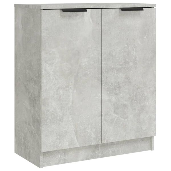 vidaXL Sideboards 2 pcs Concrete Grey 60x30x70 cm Engineered Wood
