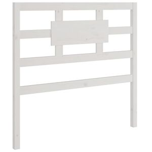 vidaXL Bed Headboard | White | Solid pine wood | Standard | Bed Headboard