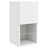 vidaXL 6 Piece TV Wall Units with LED White Engineered Wood