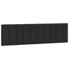 vidaXL Headboard Cushion "Hanko" Black 180 cm Velvet