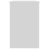 vidaXL Desk High Gloss White 100x50x76 cm Engineered Wood