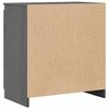 vidaXL Side Cabinet Grey 60x36x65 cm Solid Pinewood