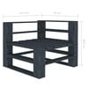 vidaXL 8 Piece Garden Pallet Lounge Set Wood Grey