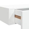 vidaXL Wall-mounted Drawer Shelf White 40x23.5x10 cm MDF