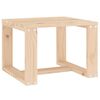 vidaXL Garden Side Table 40x38x28,5 cm Solid Wood Pine