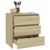 vidaXL Sideboard Sonoma Oak 70x41x75 cm Engineered Wood