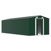 vidaXL Garden Shed 257x580x181 cm Metal Green