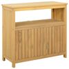 vidaXL Garden Console Table 80x35x75 cm Solid Wood Acacia