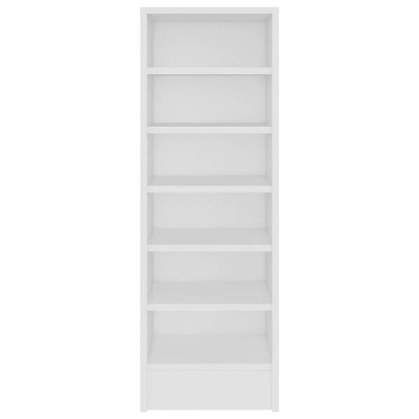 vidaXL Shoe Cabinet White 31.5x35x90 cm Engineered Wood