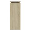 vidaXL Console Table Sonoma Oak 102x30x80 cm Engineered Wood