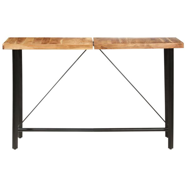 vidaXL Bar Table 180x70x107 cm Solid Acacia Wood