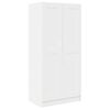 vidaXL Wardrobe White 82,5x51,5x180 cm Engineered Wood