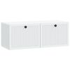 vidaXL Wall-Mounted TV Cabinet White 78.5 x 31 x 30 cm Engineered Wood