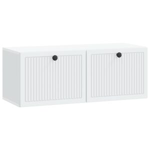 vidaXL Wall-Mounted TV Cabinet White 78.5 x 31 x 30 cm Engineered Wood