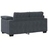 vidaXL 2 Piece Sofa Set with Cushions Dark Grey Velvet