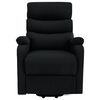 vidaXL Stand up Massage Chair Black Fabric