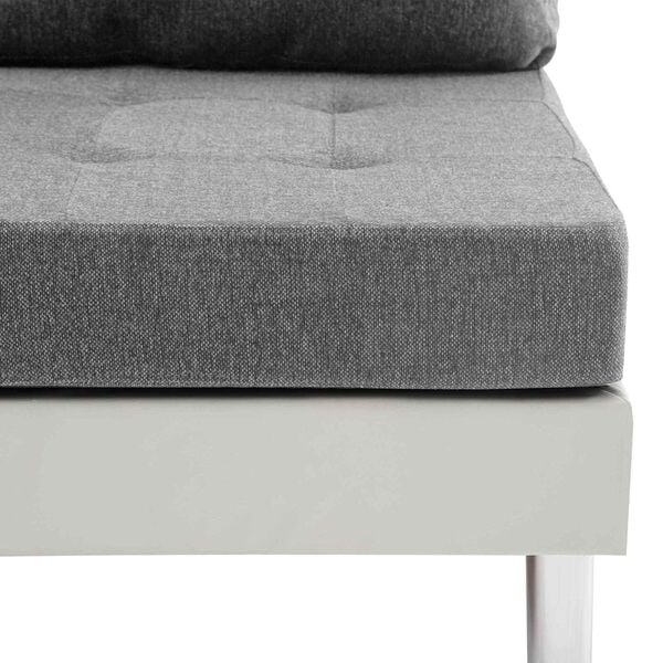 vidaXL Sofa White Artificial Leather