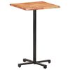 vidaXL Bar Table | Natural wood | Solid Acacia wood | Compact | Industrial