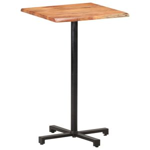 vidaXL Bar Table | Natural wood | Solid Acacia wood | Compact | Industrial