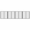 vidaXL Dog Gate 4 pcs Black 80 x 80 cm Galvanised Steel