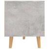 vidaXL TV Cabinet Concrete Grey 90x40x48.5 cm Engineered Wood