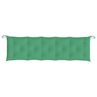 vidaXL Garden Bench Cushion Green 180x50x7 cm Oxford Fabric