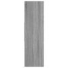 vidaXL Book Cabinet Grey Sonoma 97.5x29.5x100 cm Engineered Wood