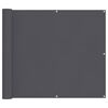 vidaXL Balcony Screen Anthracite 90x500 cm Oxford Fabric