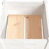 vidaXL Garden Planters 2 pcs White 40x40x70 cm Solid Pinewood