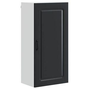 vidaXL Dishwasher Panel Kalmar Black 50 x 31 x 100 cm Engineered Wood