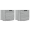 vidaXL Bedside Cabinets 2 pcs Grey Sonoma 40x39x40 cm