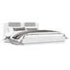 vidaXL Bed Frame without Mattress White 180x200 cm
