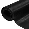 vidaXL Floor Mat Black 1 x 2 m Rubber