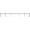 vidaXL Garden Fence with Spear Top Steel 1005x80 cm Black