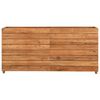 vidaXL Raised Bed 150x40x72 cm Recycled Teak Wood and Steel