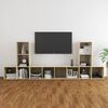 vidaXL 5 Piece TV Cabinet Set Sonoma Oak Engineered Wood