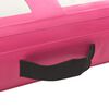 vidaXL Inflatable Gymnastics Mat with Pump 300x100x20 cm PVC Pink