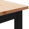 vidaXL Bench Natural 200 x 35 x 45 cm Solid Pine Wood