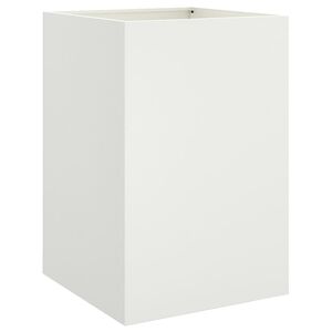 vidaXL Planter White 52x48x75 cm Steel