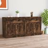 vidaXL Sideboards 2 pcs Smoked Oak Engineered Wood