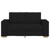 vidaXL 2-Seater Sofa Black 160x78x84 cm Fabric